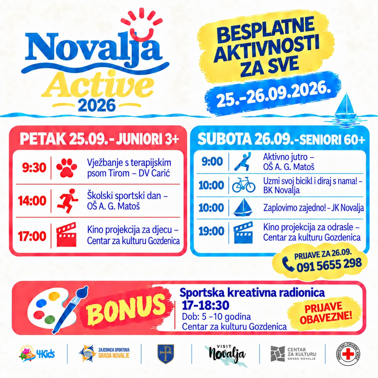 Vizual Novalja Active 2026
